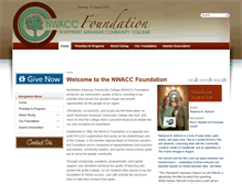 Tablet Screenshot of nwaccfoundation.org